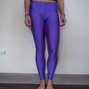 American Apparel Purple Leggings